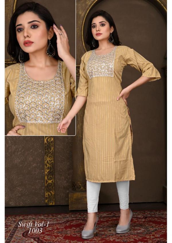 Beauty Swift Vol 1 Rayon Designer Exclusive Kurti Collection